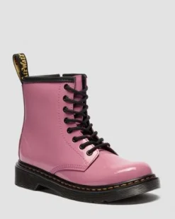 Junior 1460 Lamper Lakleren Laarzen in Dms Roze