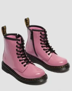 Junior 1460 Lamper Lakleren Laarzen in Dms Roze