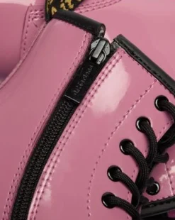 Junior 1460 Lamper Lakleren Laarzen in Dms Roze
