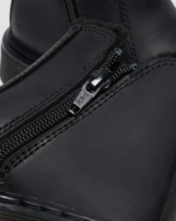 Junior 2976 Leonore Imitatiebont Gevoerde Chelsea Boots in Zwart