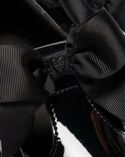 JUNIOR POLLEY II LAKLEREN MARY JANE SCHOENEN MET STRIK in Zwart