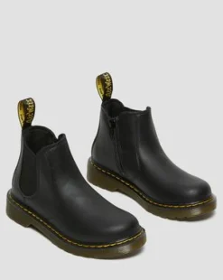 Junior 2976 Softy T Leren Chelsea Boots in Zwart
