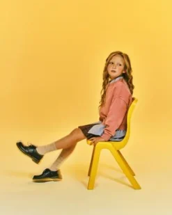 Junior 1461 Softy T Leren Schoenen in Zwart