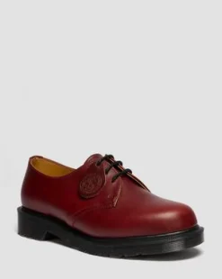 1461 Klassieke Kalfsleren Schoenen in Burgundy
