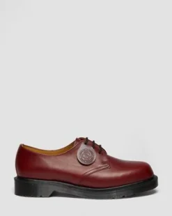 1461 Klassieke Kalfsleren Schoenen in Burgundy