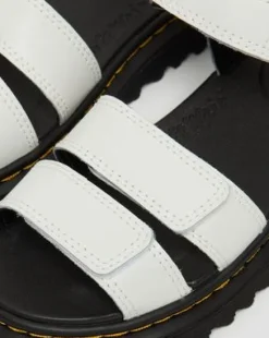 Kleire Leren Sandalen met Band voor Kinderen in Wit