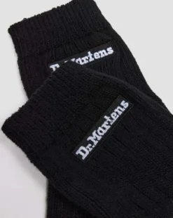 Korte Sokken van Biologische Katoenmix met Athletisch Logo in Zwart