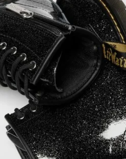1460 LAKLEREN GLITTERLAARZEN VOOR KINDEREN in Zwart & Zilver