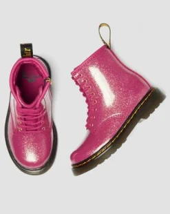 1460 LAKLEREN GLITTERLAARZEN VOOR PEUTERS in Roze, Zilver & Goud