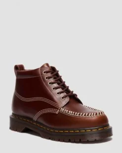 Lowell Chukka Moc Toe Leren Enkellaarzen in Bruin