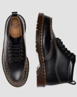 Lowell Chukka Moc Toe Leren Enkellaarzen in Zwart