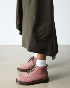 Lowell Chukka Nubuck Moc Toe Enkellaarzen in Dusty Roze
