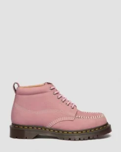 Lowell Chukka Nubuck Moc Toe Enkellaarzen in Dusty Roze