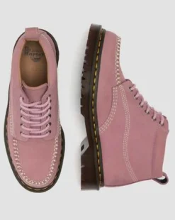Lowell Chukka Nubuck Moc Toe Enkellaarzen in Dusty Roze