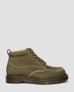 Lowell Chukka Nubuck Moc Toe Enkellaarzen in Olijfkleurig Groen