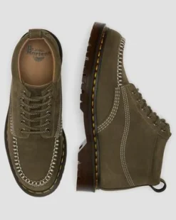 Lowell Chukka Nubuck Moc Toe Enkellaarzen in Olijfkleurig Groen