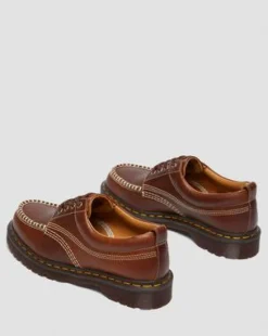 Lowell Leren Moc Toe Schoenen in Butterscotch