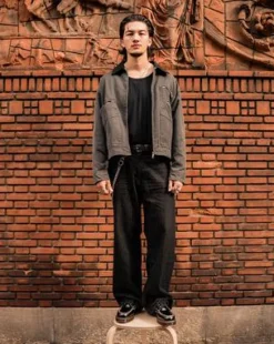 Lowell Leren Moc Toe Schoenen in Zwart