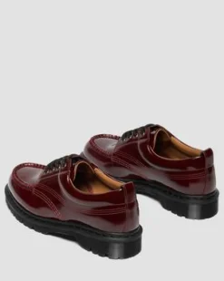 Lowell Moc Toe Lakschoenen in Cherry Red