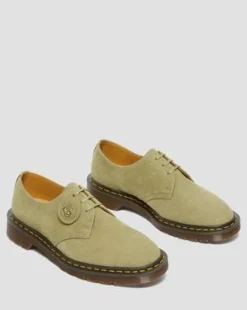 1461 Made in England Nubuck Leren Schoenen in Groen