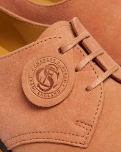 1461 Made in England Nubuck Leren Schoenen in Roze