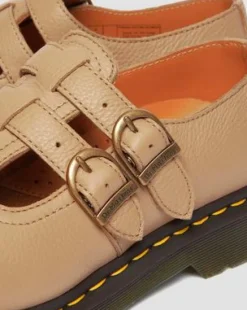 8065 Mary Jane Virginia Leren Schoenen in Savannah Tan