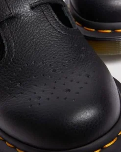 8065 Mary Jane Virginia Leren Schoenen in Zwart