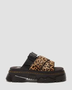 Mattison luipaard slide-sandalen in Luipaard