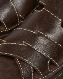 Maxxy Slide AR Rogue leren sandalen in Bruin