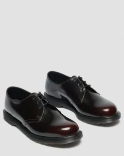 Mayfare Rub-Off Leren Schoenen in Cherry Red