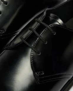 Mayfare Smooth Leren Schoenen in Zwart