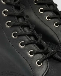 1460 Metal Toe Leren Laarzen in Zwart