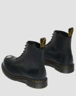 1460 Metal Toe Leren Laarzen in Zwart