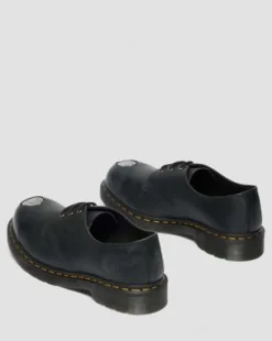 1461 Metal Toe Leren Schoenen in Zwart