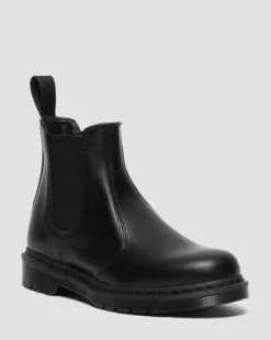 2976 Mono Smooth Leren Chelsea Boots in Zwart