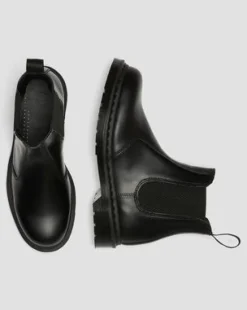 2976 Mono Smooth Leren Chelsea Boots in Zwart