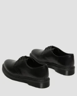 1461 Mono Smooth Leren Oxford Schoenen in Zwart