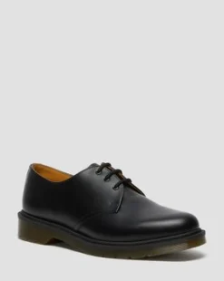 1461 Nauwe Normale Rand Smooth Leren Oxford Schoenen in Zwart
