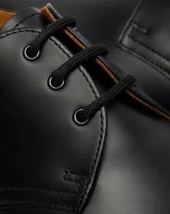 1461 Nauwe Normale Rand Smooth Leren Oxford Schoenen in Zwart