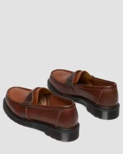 Penton Klassiek Kalfsleren Loafers in Bruin