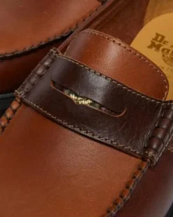Penton Klassiek Kalfsleren Loafers in Bruin