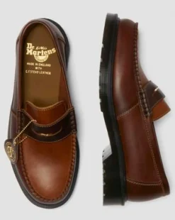 Penton Klassiek Kalfsleren Loafers in Bruin
