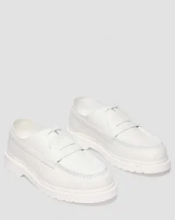 1461 / PENTON MM6 LEREN SCHOENEN in Wit