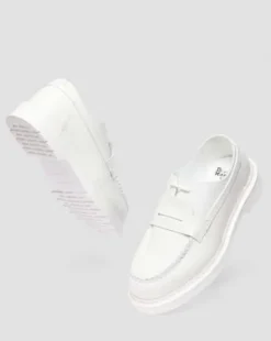 1461 / PENTON MM6 LEREN SCHOENEN in Wit