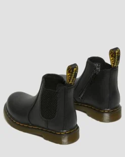 Peuter 2976 Softy T Leren Chelsea Boots in Zwart