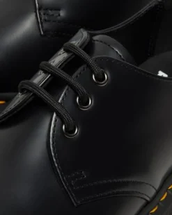 1461 Quad Smooth Leren Platform Schoenen in Zwart