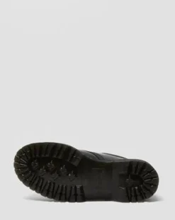 8053 Quad Smooth Leren Platform Schoenen in Zwart
