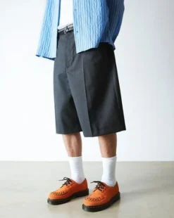 Ramsey Geweven Suède Creepers in Oranje