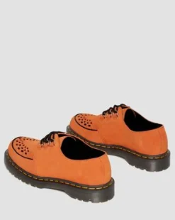 Ramsey Geweven Suède Creepers in Oranje