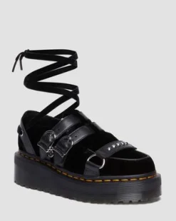 RAMSEY WEDNESDAY PLATFORM CREEPERS in Zwart